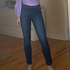 Madewell Slim Straight Blue Jeans